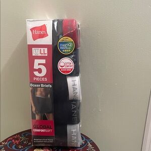 Hanes Men's Boxer Briefs - Black and White Pack